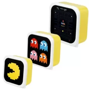 Set of 3 Lunch Box Snack Pots M/L/XL - Pac-Man