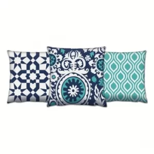 AC-4088-4699-4230 Multicolor Cushion Set (3 Pieces)