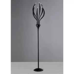 Llamas floor lamp 6 bulbs black