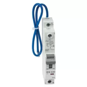 Lewden 40A 1 Module Single Pole A Class Type B RCBO 6Ka 30mA - RCBO-40-30-SPA