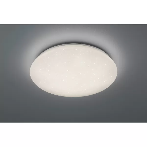 Hikari Modern Flush Ceiling Light White 4000K