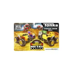 Tonka Monster Metal Movers Emergency Fleet Combo Pack