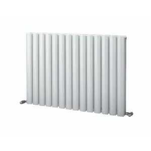 Towelrads Dorney Single Horizontal Radiator - White 600x832