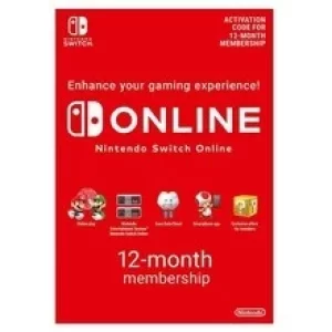 Nintendo Switch Online 12 Months Subscription Membership