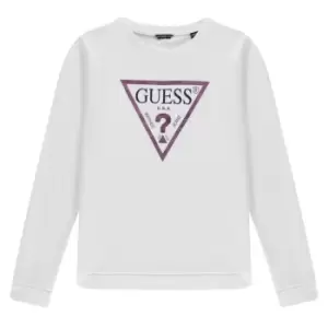 Guess Logo Sweatshirt - White