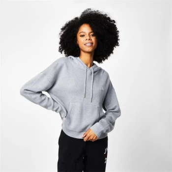 Jack Wills Riley Knitted Hoodie - Grey Marl