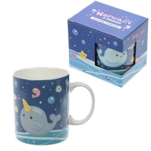 Narwaii & Friends Narwhal New Bone China Mug