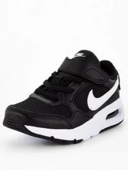 Nike Air Max SC (Psv) - Black/White, Size 1