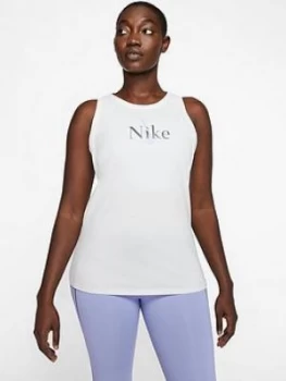 Nike Yoga Dri-Fit Logo Tank - White