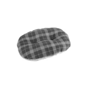 Grey TuffEarth Recycled Fleece Oval Pet Cushion