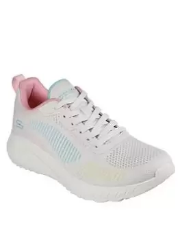 Skechers Bobs Squad Chaos Trainers, White, Size 7, Women