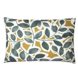 Paoletti Willow Botanical Cushion Cover (One Size) (Honey/White/Green)