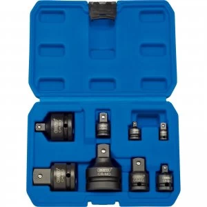 Draper 8 Piece Combination Drive Impact Socket Adaptor Set Combination