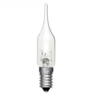 Bell 15W Small Edison Screw Clear Chandelier Bulb