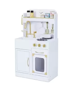 Teamson Kids Versailles Petite Classic Play Kitchen White - Ages 3-7