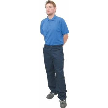 Premium Mens 36R Navy Driver Trousers - Tuffsafe