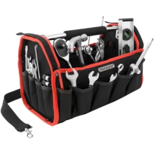 Tool Bag Storage DIY Large Heavy Duty Tool Case Box Plumber Builder Electrician Bag Mounting Tool Kit Adjustable Shoulder Strap Stable Sturdy