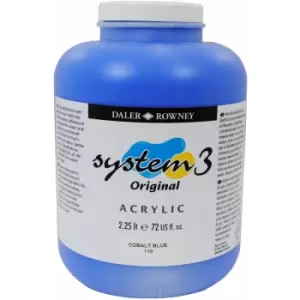 System 3 Acrylic Paint Cobalt Blue 2.25L - Daler Rowney