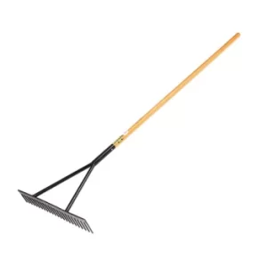 Contractor' 16T Road Rake With A Steel Handle