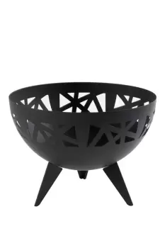 Tobago 58cm Diameter Outdoor 3D Fire Bowl