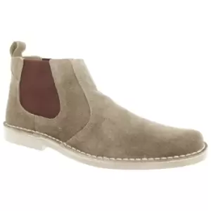 Roamers Mens Real Suede Classic Desert Boots (9 UK) (Dark Brown)