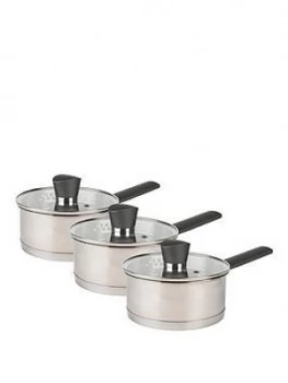 Russell Hobbs 16Cm, 18Cm And 20Cm Saucepan Set