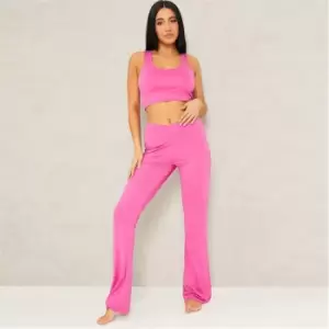 I Saw It First Supersoft Flared Pyjama Bottoms - Pink