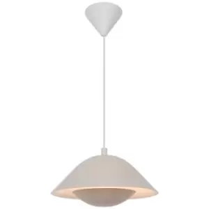 Nordlux Freya Dome Pendant Ceiling Light Beige E27