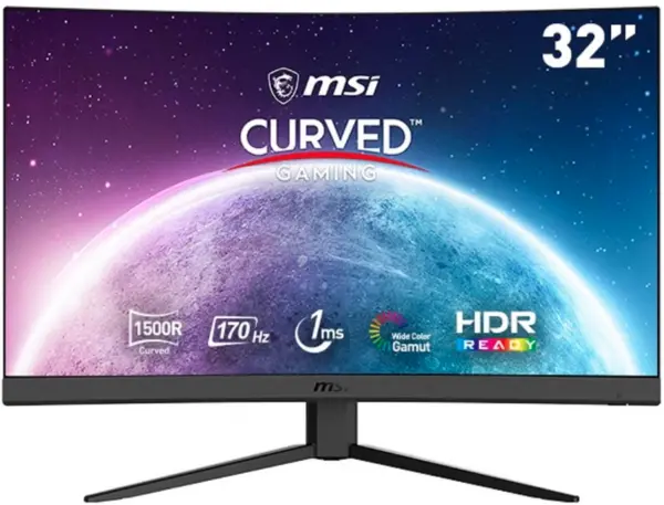 MSI 32" G32CQ4-E2 Quad HD Curved Gaming LCD Monitor