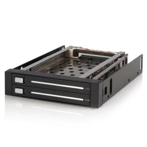 StarTech 2 Drive 2.5" Trayless Hot Swap SATA Mobile Rack Backplane