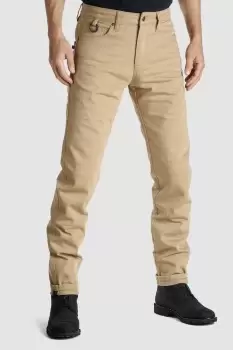 Pando Moto Robby Cor 03 Motorcycle Jeans Mens Slim-Fit Cordura Camel W28/L34