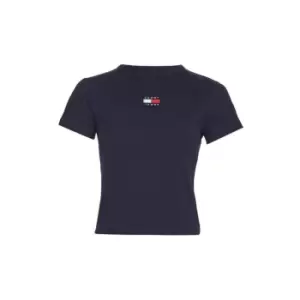 Tommy Jeans Baby Badge T Shirt - Blue