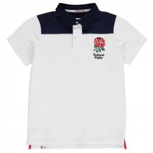 RFU England Short Sleeve Jersey Junior Boys - White