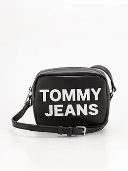 Tommy Jeans Essential Pu Camera Bag - Black