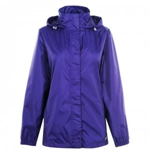 Gelert Packaway Waterproof Jacket Ladies - Gelert Purple