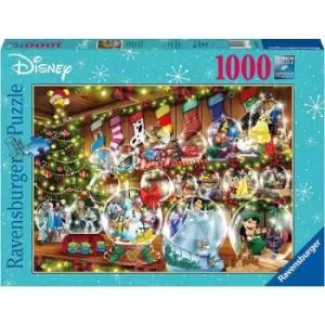 Ravensburger Disney Christmas Snowglobe Paradise 1000 Piece Jigsaw Puzzle