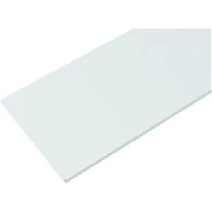 Wickes Melamine White Shelf - 18 x 305 x 600mm