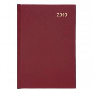 Office 2019 Diary Week to View A5 Red 941173