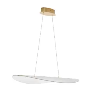 Merano - Gatineau Pendant Ceiling Light Gold Aluminium LED 5W 421Lm 3000K