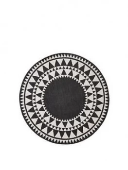 Indoor/Outdoor Circular Rug