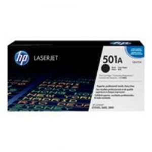 HP 501A Black Laser Toner Ink Cartridge