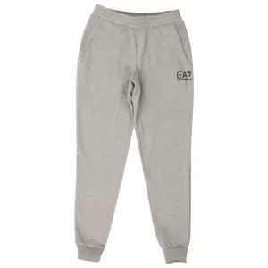 EA7 Emporio Armani Boys Logo Tape Joggers - Grey Marl, Size 12 Years