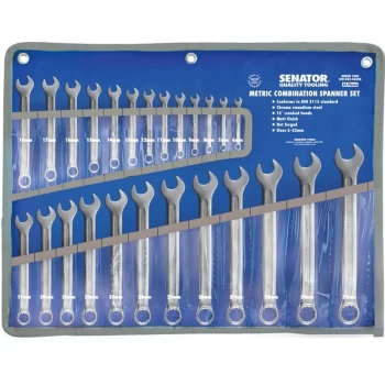 Senator - Metric Combination Spanner Set, 6 - 32MM, Set of 25