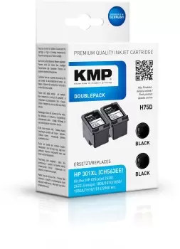 KMP 1719,4021 ink cartridge 2 pc(s) Compatible Black