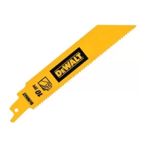 DEWALT Bi-Metal 1" High Metal Reciprocating Blade 152mm x 10 TPI (Pack 5)