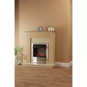 Suncrest 2kW 43" Cartmel Electric Suite - Brown