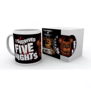 Five Nights at Freddys I Survived Mug