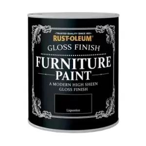 Rust-Oleum Gloss Furniture Paint - Liquorice - 125ml