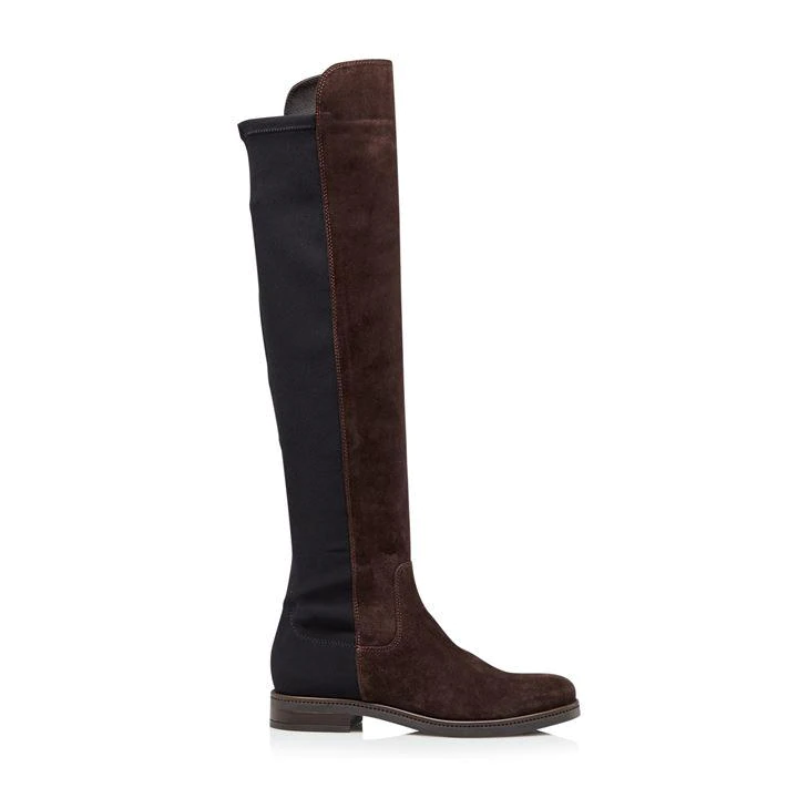 Dune Brown Suede 'Tropic' Over The Knee Boots - 3