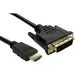 Cables Direct 1m DVI-D/HDMI Video Cable for Video Device - 1 - First End: 1 x 19-pin HDMI (Type A) Male Digital Video - Second End: 1 x DVI-D (Single-